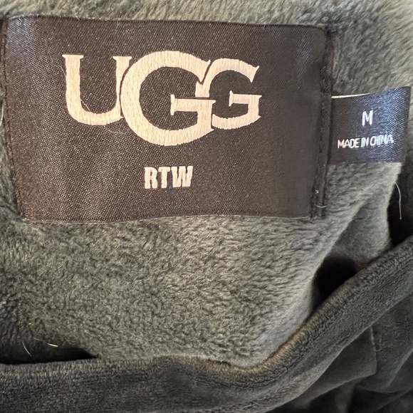 UGG Beckner Cropped Sweatshirt for Women Emerald Green - Picture 4 of 4